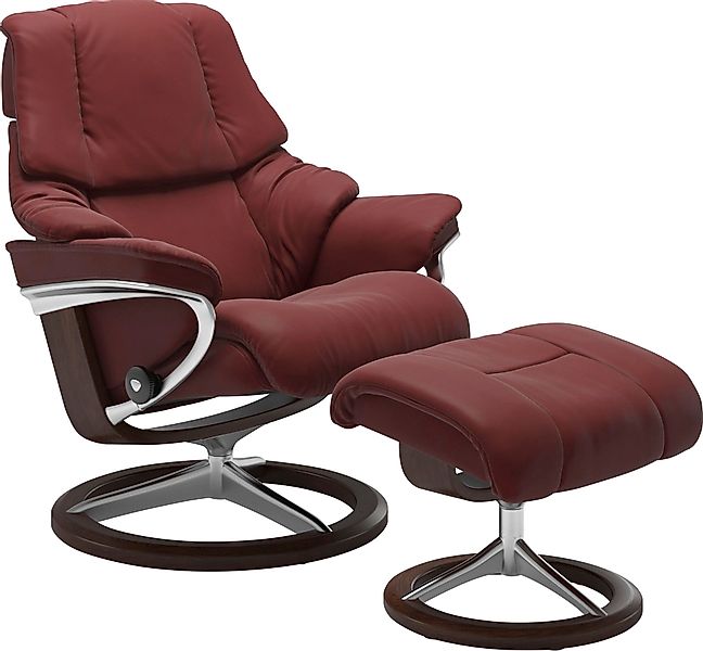 Stressless "Reno" Set, Relaxsessel mit Hocker, mit Hocker, mit Signature Ba günstig online kaufen