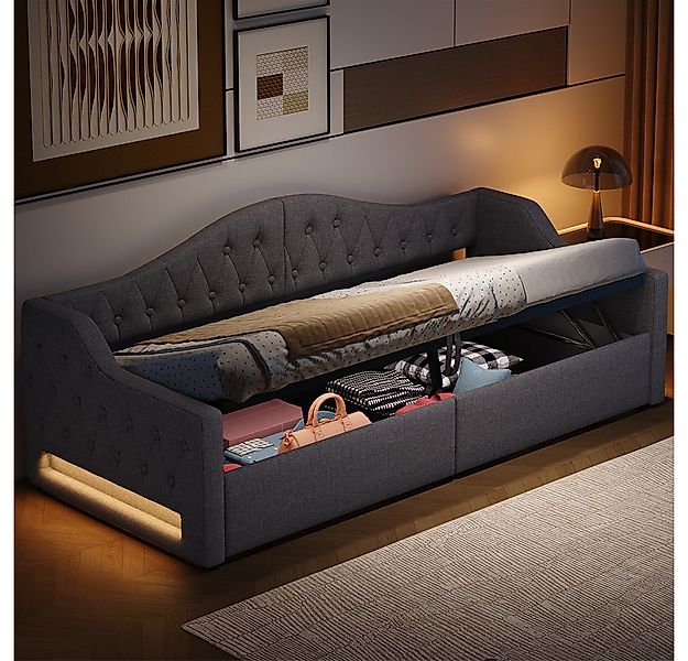 REDOM Daybett Funktionsbett,Tagesbett,Schlafsofa (Gepolstertes Tagesbett mi günstig online kaufen