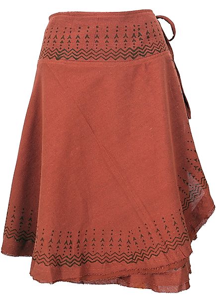 Guru-Shop Minirock Natürlicher Goa Sommerrock, bedruckter günstig online kaufen