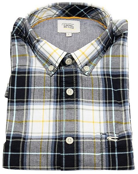 camel active Langarmhemd mit Karomuster Button-Down günstig online kaufen