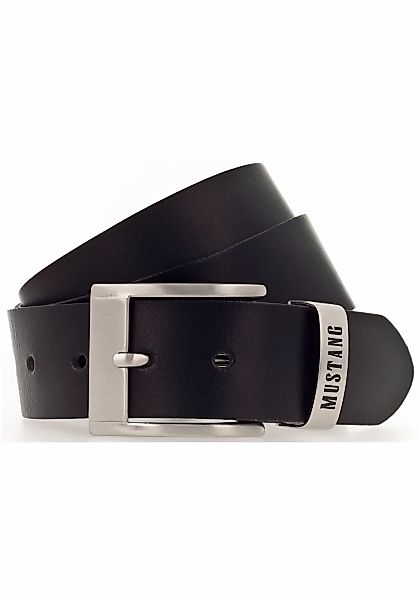 MUSTANG Ledergürtel, Feine Haarnarbung, Vintagecharakter, 4 cm günstig online kaufen