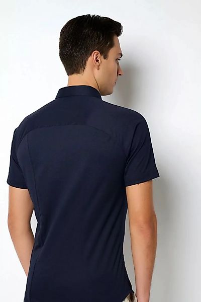 Desoto Short Sleeve Jersey Hemd Navy  - Größe S günstig online kaufen