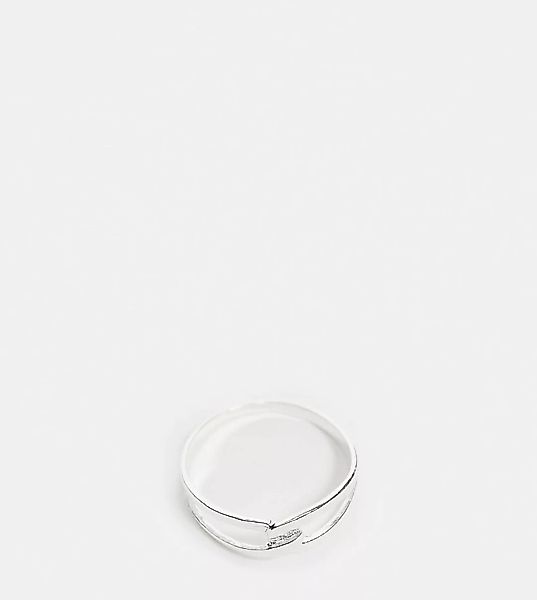 Kingsley Ryan Curve – Ring aus Sterlingsilber mit verschlungenem Design günstig online kaufen