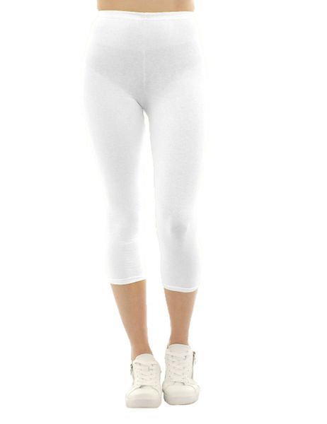 F&K-Mode Caprileggings Damen Capri 3/4 Leggings günstig online kaufen
