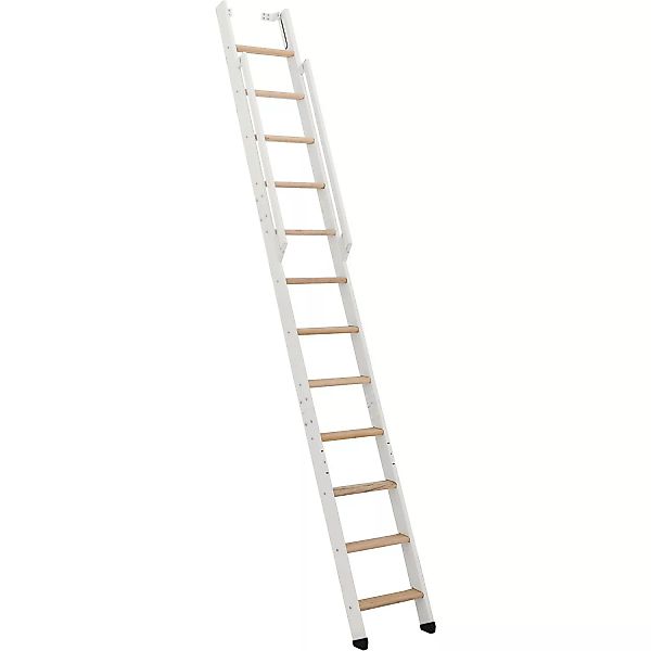Minka Raumspartreppe Strong Buche Weiß mit 12 Stufen Geschoßhöhe 290 cm günstig online kaufen