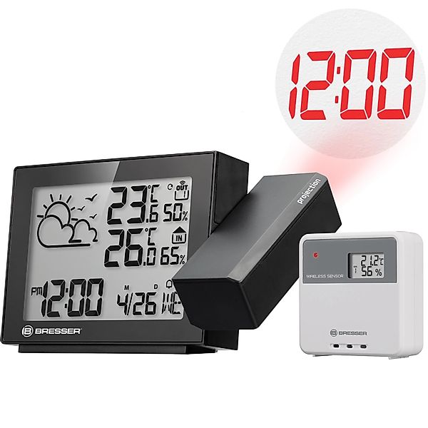 Bresser Funk-Wetterstation MeteoTemp P mit Projektion günstig online kaufen