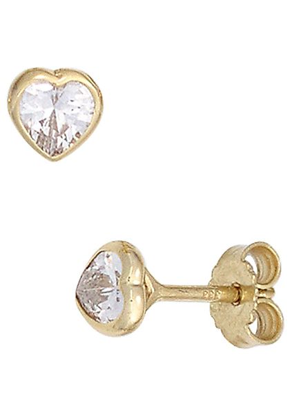 JOBO Paar Ohrstecker, Herz 333 Gold günstig online kaufen