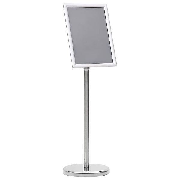 vidaXL Vitrine A4-Plakatständer Silbern Aluminiumlegierung günstig online kaufen