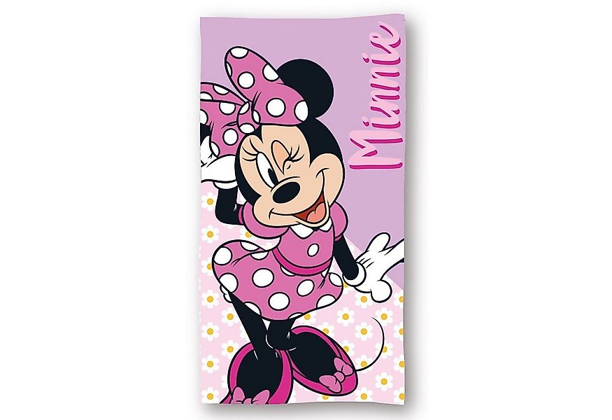 Disney Minnie Mouse Strandtuch für Kinder – Mikrofaser-Badetuch 140x70 cm günstig online kaufen