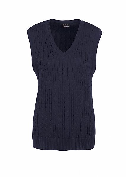 GOLDNER Pullunder "Pullunder mit zeitlosem Zopfmuster" Tolles Kombinationst günstig online kaufen