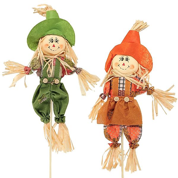 Viana Streudeko Herbstdeko Vogelscheuche Blumendekoration Charmant günstig online kaufen
