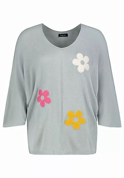 SUBLEVEL Strickpullover Pullover Blumen günstig online kaufen