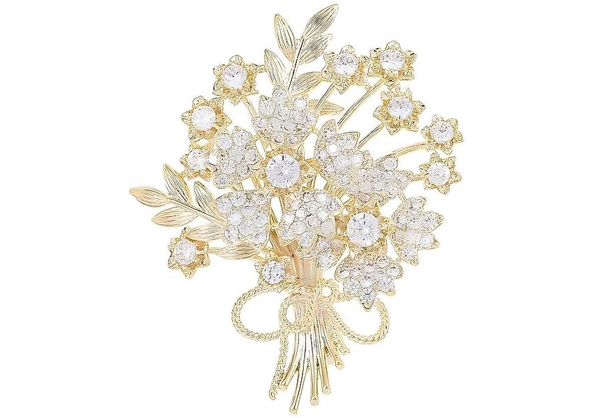 FOUORTUNATE-BEE Brosche Elegante Damenbrosche, modischer Anstecker für Klei günstig online kaufen