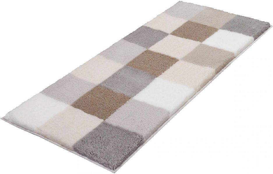 Kleine Wolke Badematte "Caro" Höhe 25 rutschhemmend beschichtet fußbodenhei günstig online kaufen