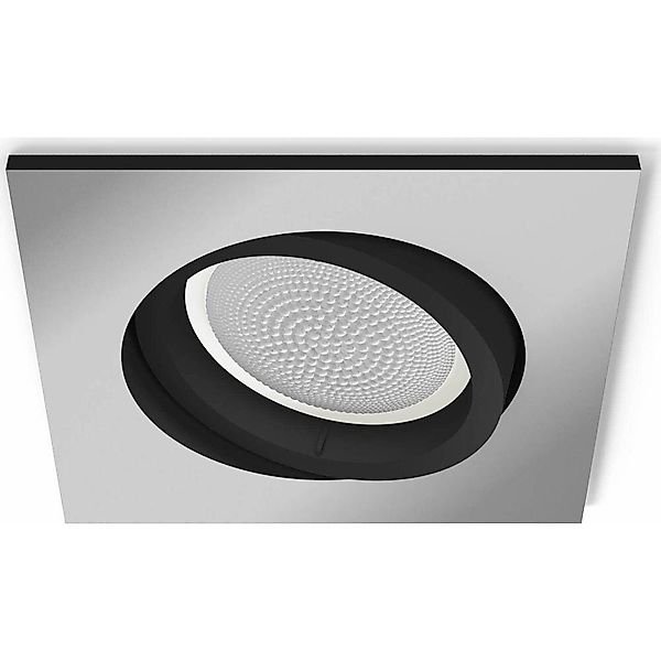 Philips Hue Bluetooth White Ambiance Einbauspot Milliskin in Aluminium 5W 3 günstig online kaufen