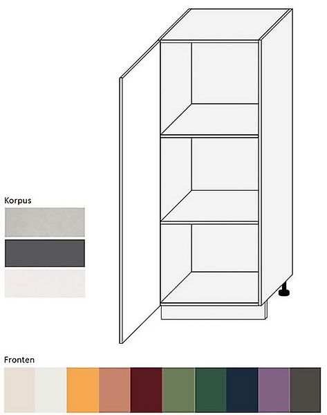 Feldmann-Wohnen Hochschrank Tivoli (Tivoli, 1-St) 60cm Front- und Korpusfar günstig online kaufen