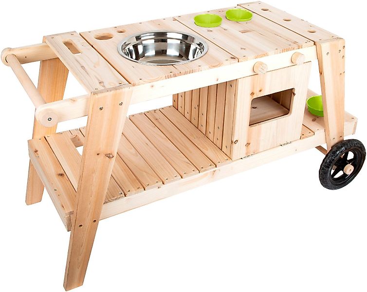 Small Foot Outdoor-Spielküche Gummi, Holz, Kunststoff, günstig online kaufen