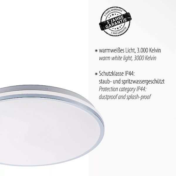 LED-Deckenleuchte Isabell, Ø 49 cm günstig online kaufen