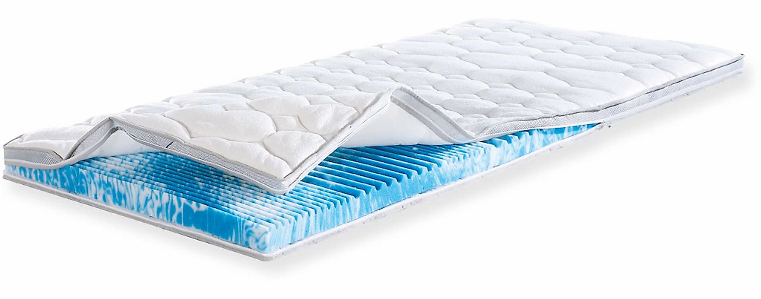 fan Topper "Gel-Feeling, 7 Zonen Topper 90x200 cm, 180x200 cm & weitere Grö günstig online kaufen