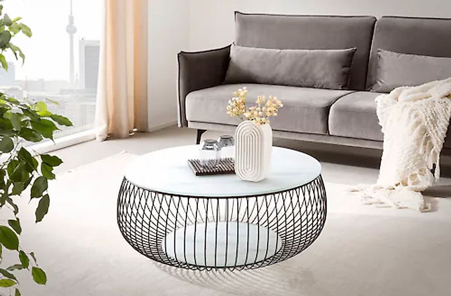 SalesFever Couchtisch »Couchtisch im minimalistischen Stil« 10 mm starke Kl günstig online kaufen