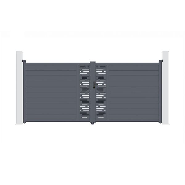 Casanoov Flügeltor Elektrisch 4M Arlberg H 180Cm & Drehtorantrieb Hicker B2 günstig online kaufen