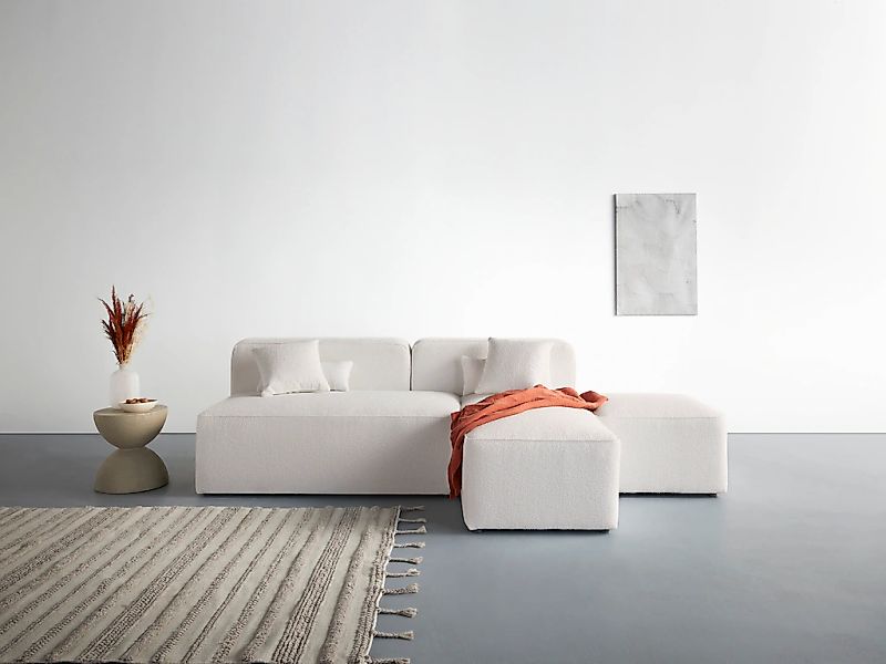 Home affaire Ecksofa "Sundstrup L-Form" Modulserie, individuelle Zusammenst günstig online kaufen