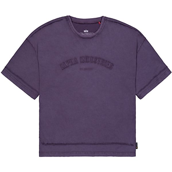 Alpha Industries  T-Shirt Open Edge T-Shirt - Plum günstig online kaufen