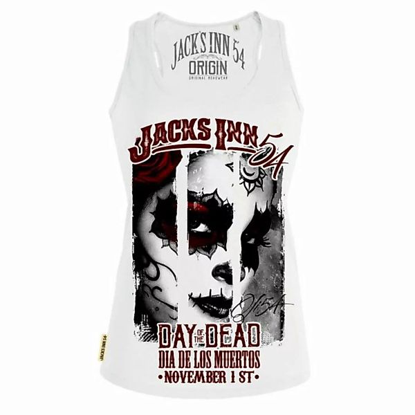 JACK'S INN 54 Tanktop Day of the Dead Tanktop günstig online kaufen