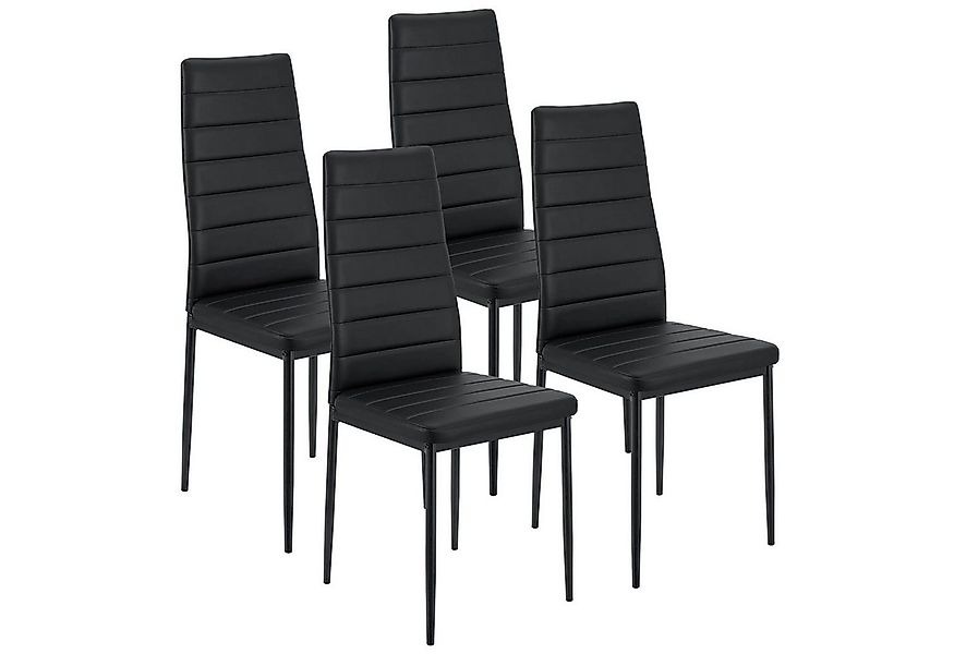 Juskys Esszimmerstuhl Loja (4 St), modern und bequem, pflegeleicht, bis 120 günstig online kaufen
