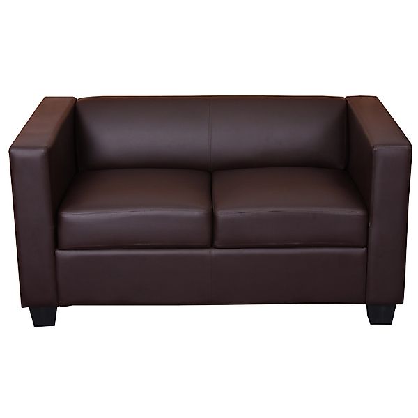 MCW 2er Sofa Lille Kunstleder Coffee günstig online kaufen