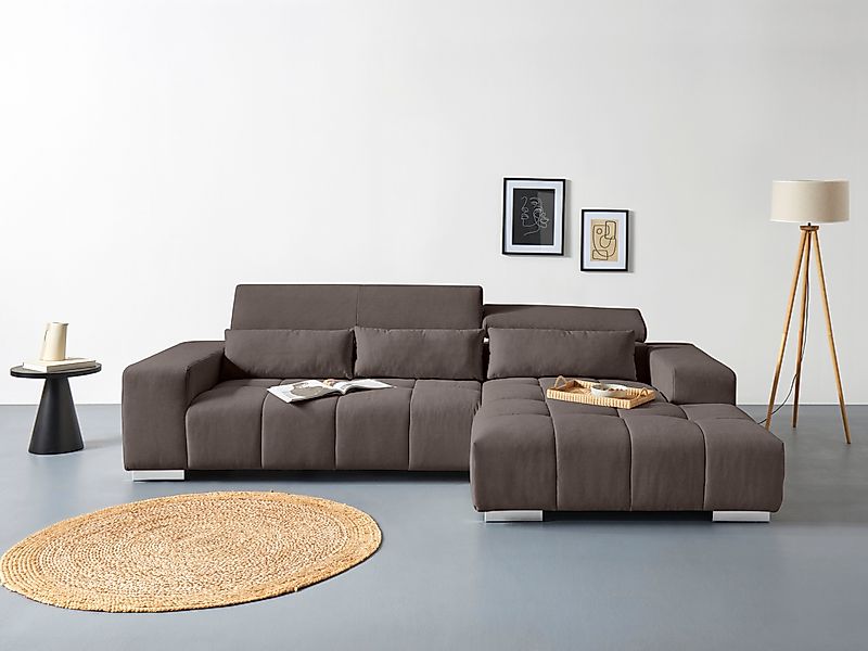 COTTA Ecksofa Orion L-Form, mit Kopfteilverstellung günstig online kaufen