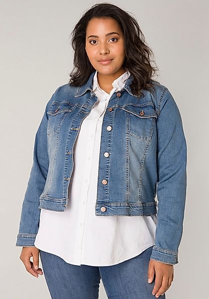 Base Level Curvy Jeansjacke BAS-Yamila Modisches günstig online kaufen