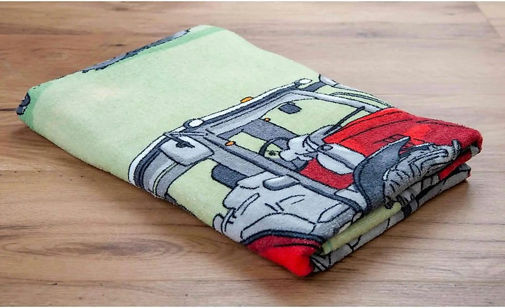 Herding Badetuch  Traktor ¦ mehrfarbig ¦ Maße (cm): B: 75 H: 1 Badtextilien günstig online kaufen