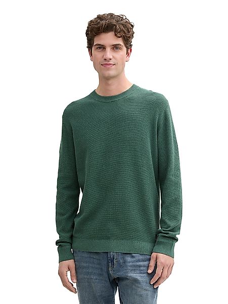 TOM TAILOR Rundhalspullover mit Rundhalsausschnitt günstig online kaufen