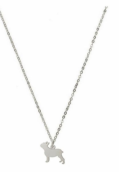 Gemshine Kette mit Anhänger French Bulldog Hund, 925 Silber, Made in Spain günstig online kaufen