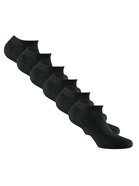 Rohner Socks Socken Tagessocke Sneaker Bamboo schwarz - 3 Paar günstig online kaufen