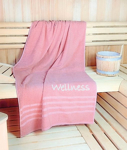 KiNZLER Saunatuch »Wellness, Sauna - Größe 90/200 cm« leichte Qualität, ver günstig online kaufen