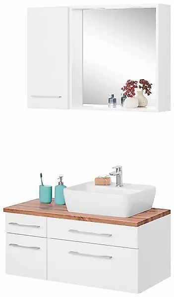 welltime Badmöbel-Set »Davos« 3 Stk. tlg. günstig online kaufen