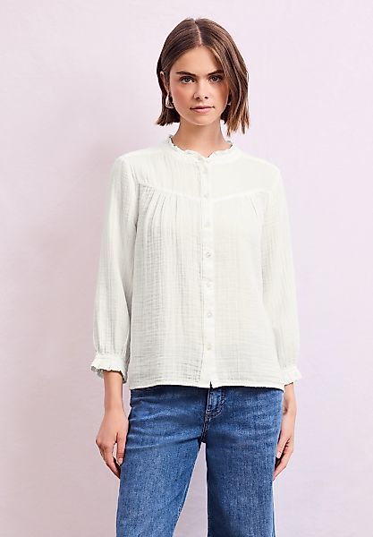 STREET ONE STUDIO Rüschenbluse, mit 3/4 Ärmeln günstig online kaufen