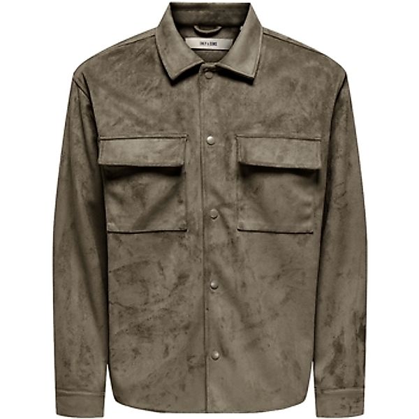 Only & Sons   Hemdbluse Jacke ONSRAVI Lederjacke günstig online kaufen