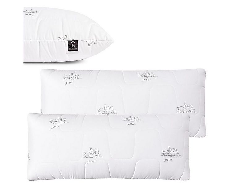 SEI Design Kopfkissen Kopfkissen Kissen Mirkofaser Seitenschläferkissen [ 2 günstig online kaufen