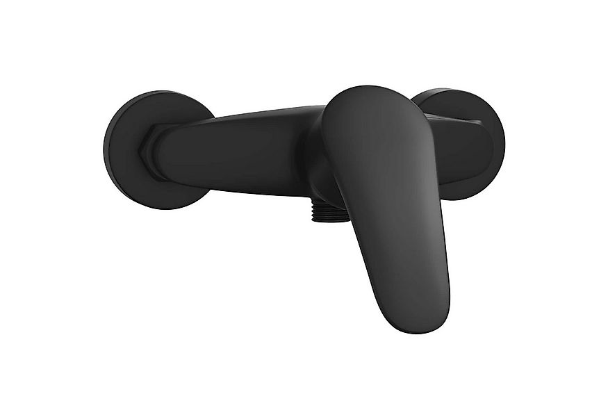 vidaXL Regenduschkopf Duschmischer Schwarz G 1 / 2 Zoll, (1-tlg) günstig online kaufen