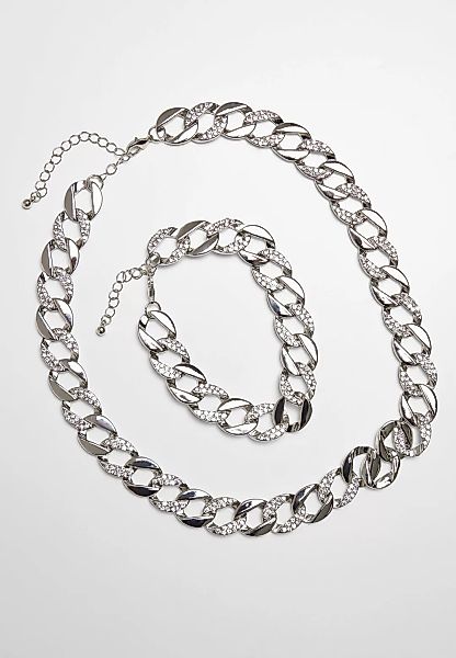 URBAN CLASSICS Bettelarmband "Accessoires Basic Diamond Necklace And Bracel günstig online kaufen