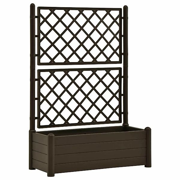 vidaXL Blumentopf Pflanzkübel mit Spalier 100x43x142 günstig online kaufen