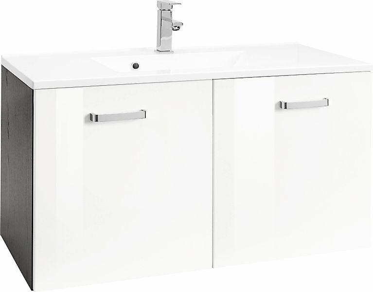 welltime Waschbeckenunterschrank Ravenna Badmöbel, Waschtisch inkl. günstig online kaufen