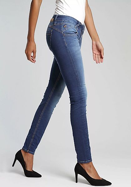 GANG Skinny-fit-Jeans 94Nena mit Used-Effekten günstig online kaufen