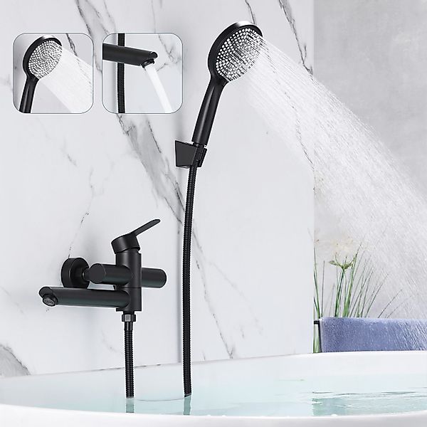 Nettlife Brausegarnitur Badewannenarmatur mit Handbrausemit 3 günstig online kaufen