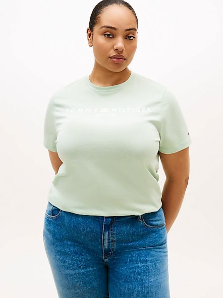 Tommy Hilfiger Curve T-Shirt "CRV REG CORP LOGO C-NK SS" in großen Größen günstig online kaufen