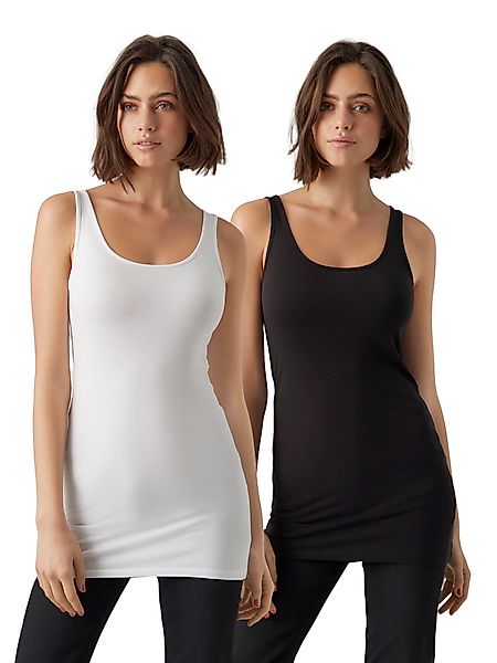 Vero Moda Damen Top VMMAXI MY SOFT LONG 2er Pack günstig online kaufen