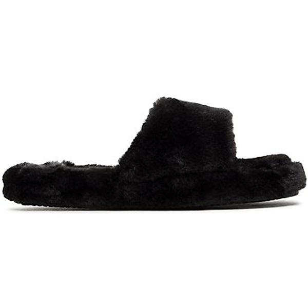 Polo Ralph Lauren  Sneaker Pantoffeln aus Fell Schwarz günstig online kaufen